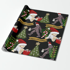 Yeti & Bigfoot Christmas Wrapping Paper