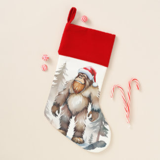 Yeti Christmas, Bigfoot, Sasquatch Christmas Stocking