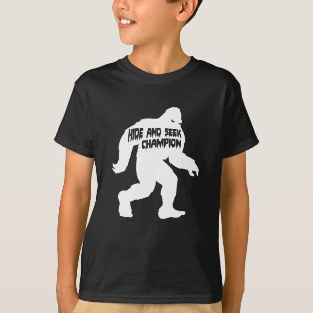 Yeti Clothing Hide and Seek Champion T-Shirt (Front)