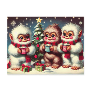 Yeti Greetings Postcard