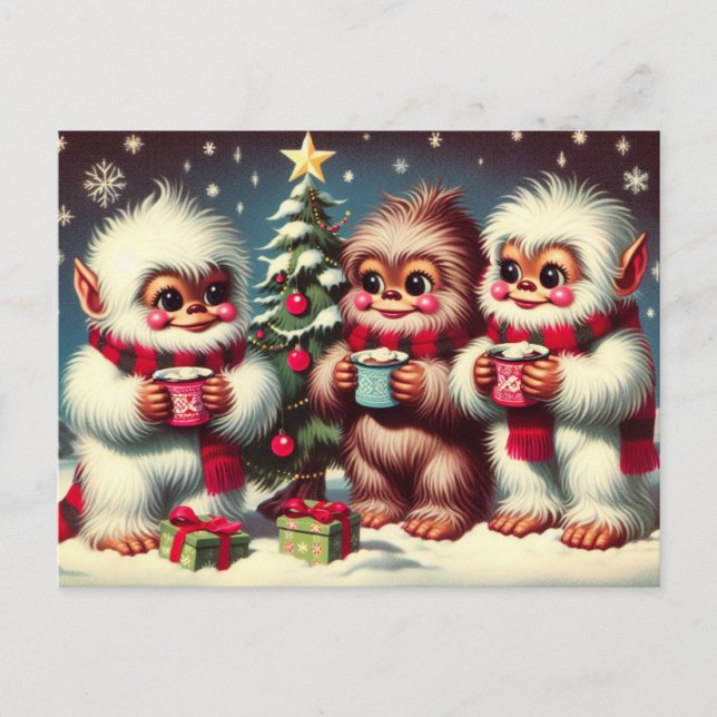 Yeti Greetings Postcard (Front)