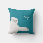 Yeti Hug - Cushion at Zazzle