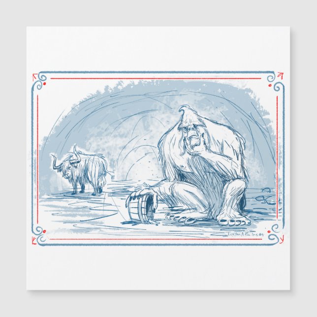 Yeti Magnetic Card (Front)