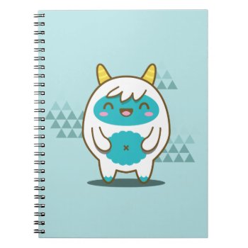 Yeti Notebook by KawaiiMono at Zazzle