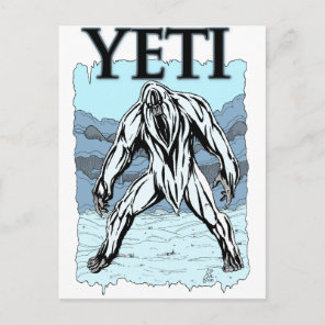 Yeti Postcard