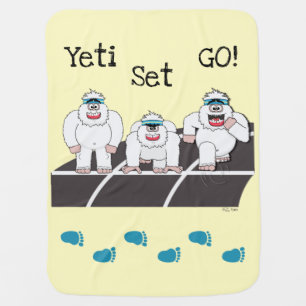 Yeti Set Go Baby Blanket