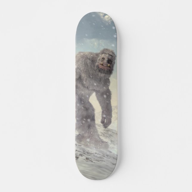 Yeti Skateboard Deck (Front)