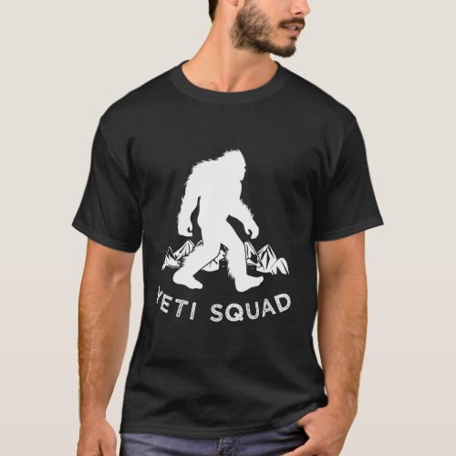 Yeti Squad Mountain Snow T_Shirt