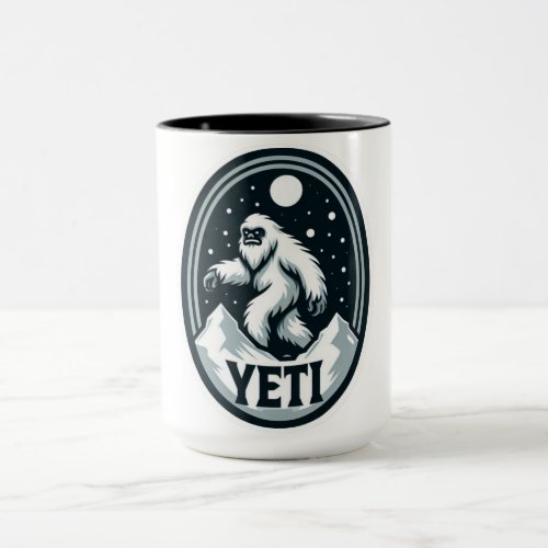 Yeti travel around Snow Mount Coffee Mug