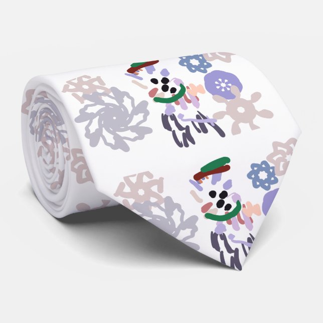 Yeti winter fun neck tie (Rolled)