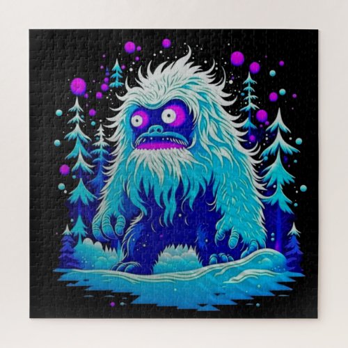 Yeti Winter Wonderland Jigsaw Puzzle