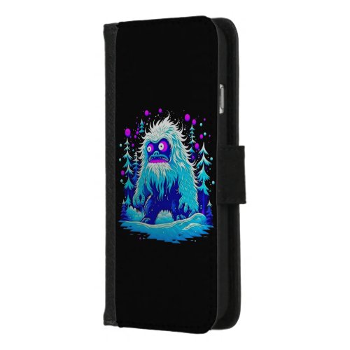 Yeti Winter Wonderland phone wallet