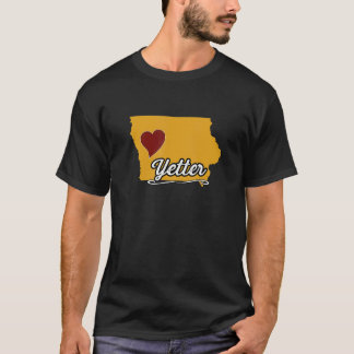 YETTER IOWA IA USA Cute Souvenir Merch US City S T-Shirt