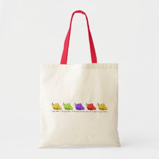 "Yeyow Grapes" (with Quote) Tote Bag