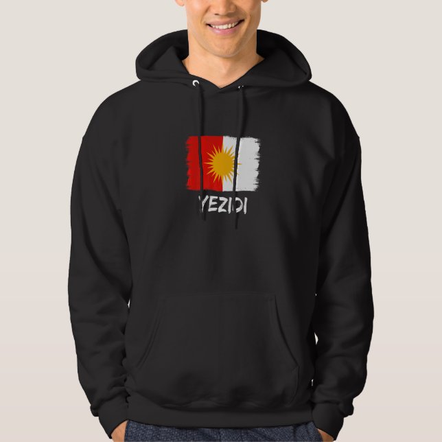 Yezidi Flag Ezidi Hoodie (Front)