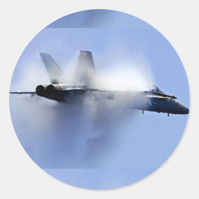 yf-22 raptor classic round sticker (Front)