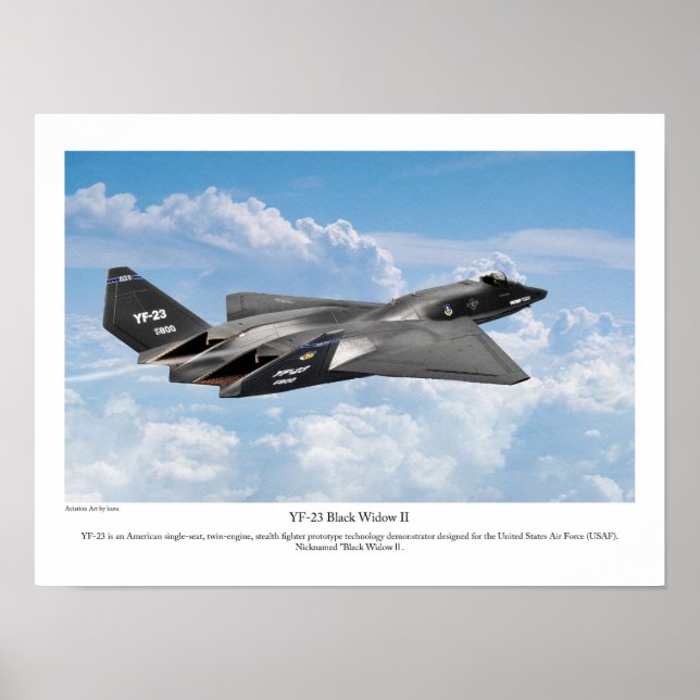 YF-23 Black Widow II Poster (Front)