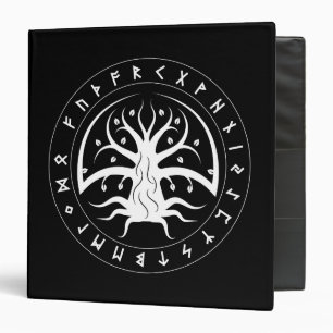 Yggdrasil Circle Runes Binders
