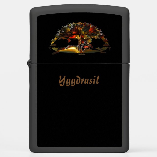 Yggdrasil - The Tree of Life Zippo Lighter (Front)
