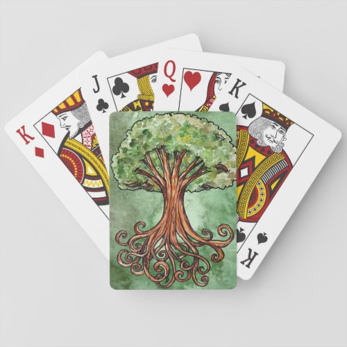 Yggdrasil Tree Norse Mythology  Poker Cards