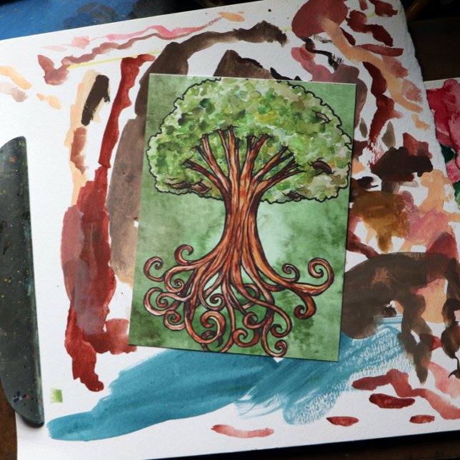 Yggdrasil Tree Norse Mythology  Postcard (Creator Uploaded)