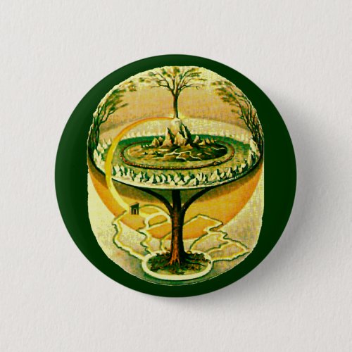 Yggdrasil Tree Of Life Button