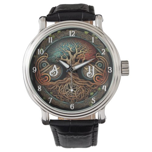 Yggdrasil Viking Tree of Life Watch