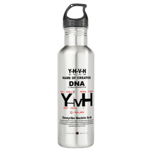 YHVH-DNA Chemical Bond Stainless Steel Water Bottle