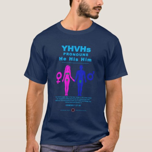 YHVHs Pronouns T_Shirt