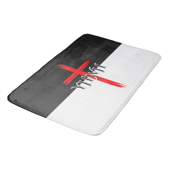 YHWH Bath Mat (Angled)