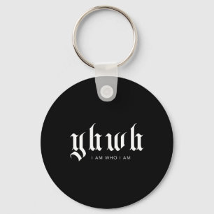 Yhwh Christian Streetwear Aesthetic Bible Scriptur Keychain