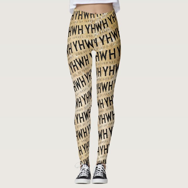 YHWH (Jehovah) Leggings (Front)