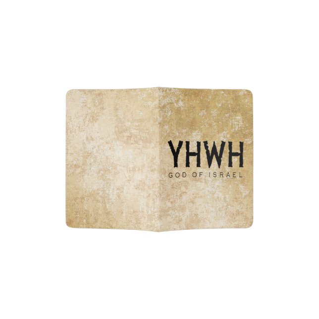 YHWH Jehovah Passport Cover (Opened)