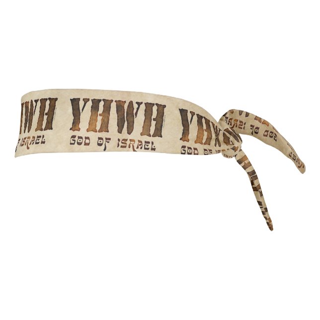 YHWH Jehovah Tie Headband (Rotate 90)