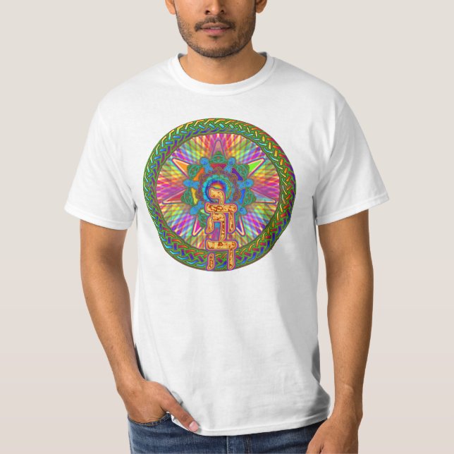 YHWH man w/rainbowbraid T-Shirt (Front)
