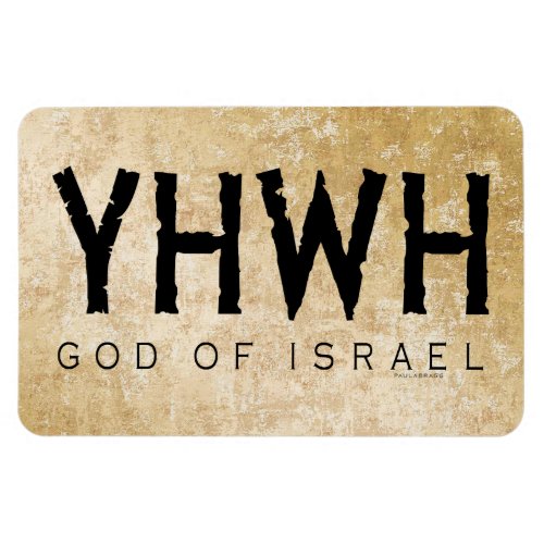 YHWH Yahweh Jehovah God Israel Tetragrammaton Magnet