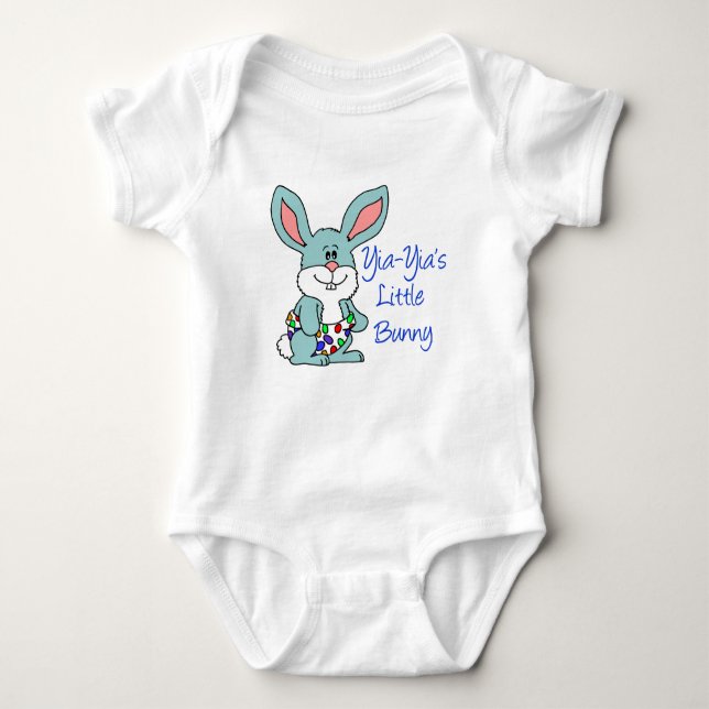 Yia-Yia Little Bunny Baby Bodysuit (Front)