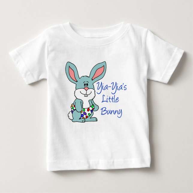 Yia-Yia Little Bunny Baby T-Shirt (Front)