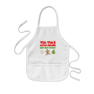 Yia Yia's Little Helper Christmas Cookies Kids' Apron
