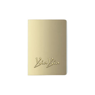 YiaYia Gold Passport Holder