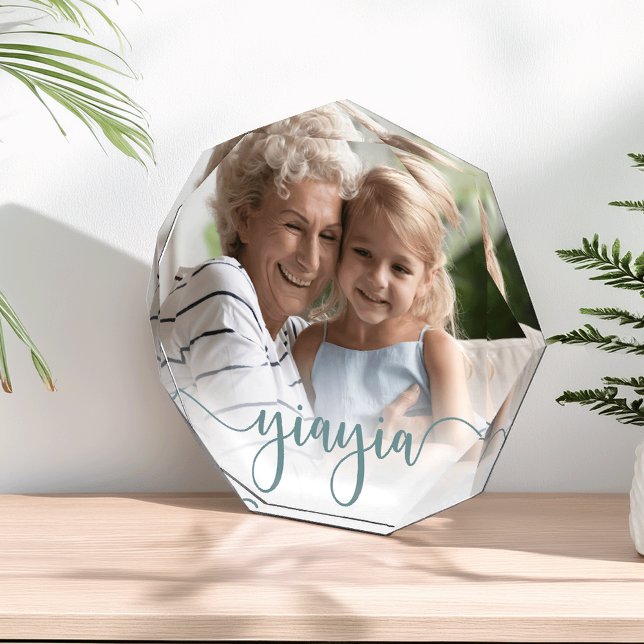 Yiayia | Grandma Script Overlay Photo Block (Creator Uploaded)