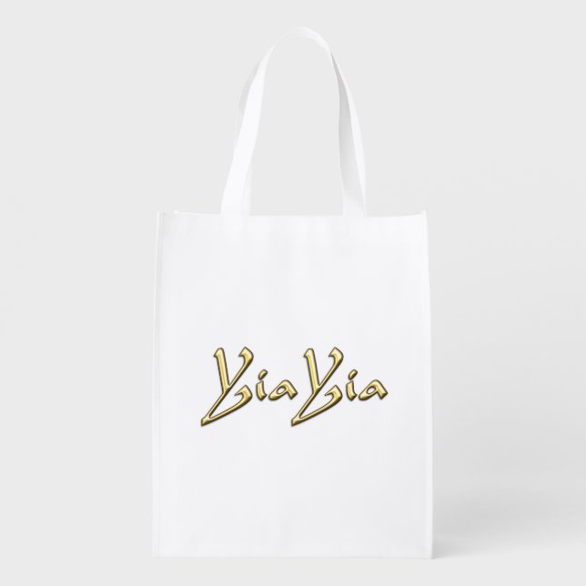 YiaYia Grocery Bag (Back)