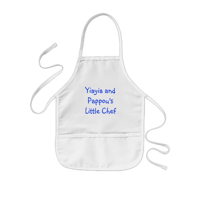 Yiayia & Pappou's Little Chef Apron (Front)