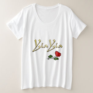 YiaYia Rose Plus Size T-Shirt