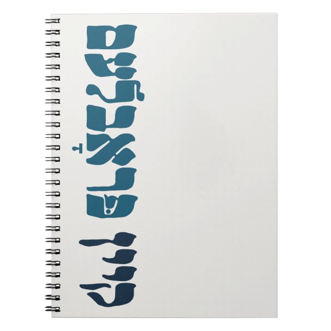 Yiddish Kein Problem - No Problemo - Jewish Humor Notebook (Front)