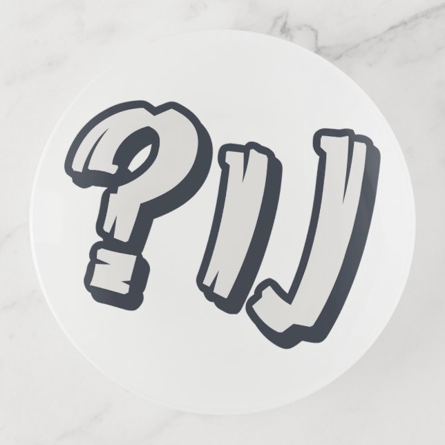 Yiddish "NU?" - The Perfect Jewish Expression  Trinket Tray (Front)