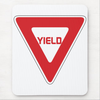 Yield Sign Mousepad