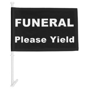 Yield Standard Funeral Flag