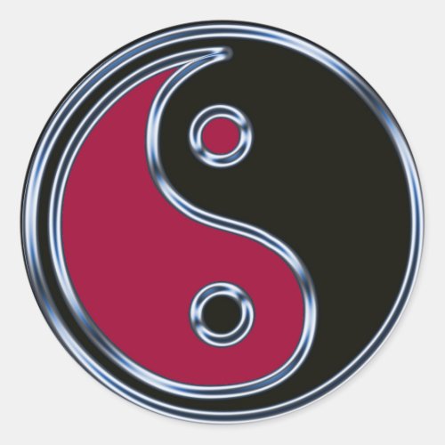 Yin and Yang 1 Sticker