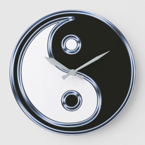 Yin and Yang 2 Large Clock